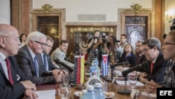 Ministro de Exteriores alemán visita Cuba.